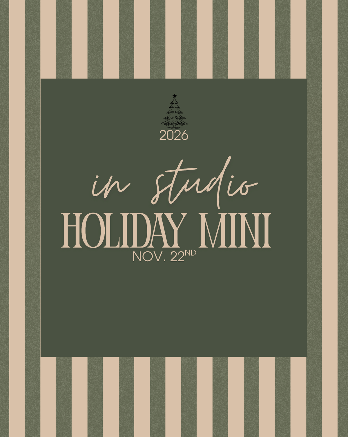 2026 Studio Holiday Mini | Retainer