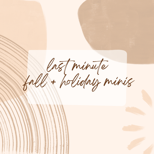 FALL + HOLIDAY MINIS  | Retainer