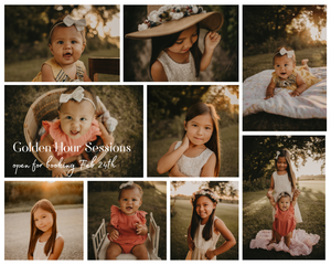 Summer + Fall Golden Hour Session | Retainer
